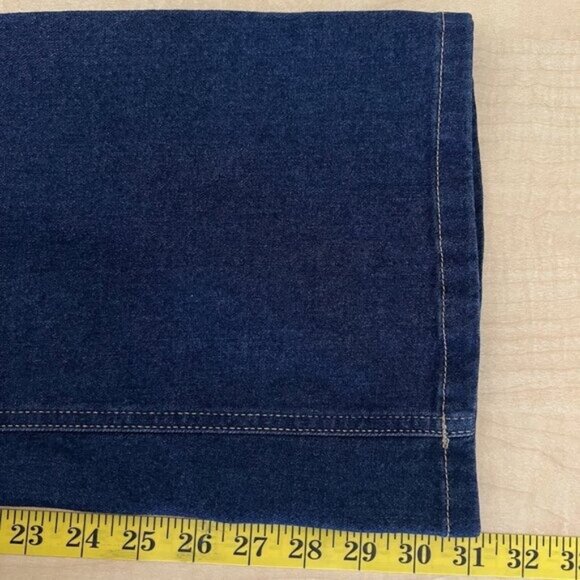 NWT Black Tape Women's Blue Denim Jeans Size 25 Maya High Rise Relaxed Flare Leg - Picture 9 of 11